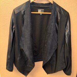 KUT from the Kloth Faux Leather Jacket Black L